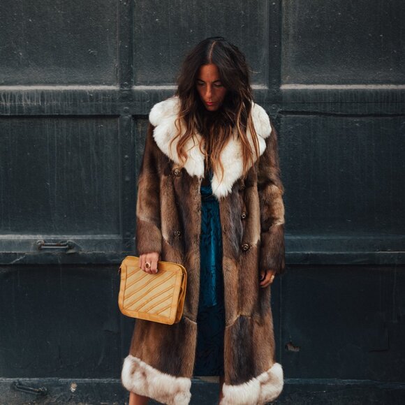 70's Vintage Fur Coat - Picture 10 of 16